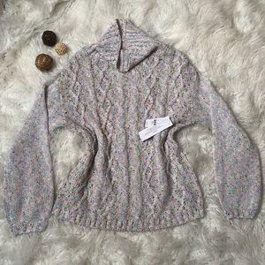 NY&CO Rainbow Marled Knit Sweater